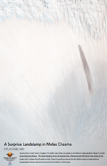 A Surprise Landslump in Melas Chasma