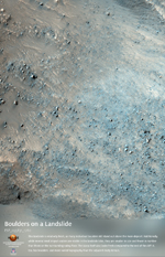 Boulders on a Landslide