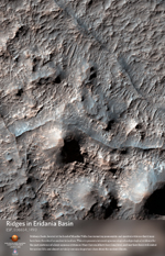 Ridges in Eridania Basin