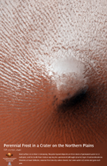 Perennial Frost in a Crater on the Northern Plains