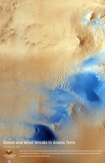 Dunes and Wind Streaks in Arabia Terra