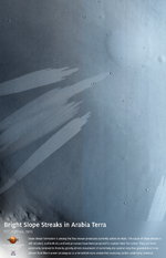 Bright Slope Streaks in Arabia Terra