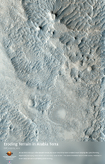 Eroding Terrain in Arabia Terra