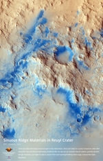 Sinuous Ridge Materials in Reuyl Crater
