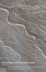Sinuous Ridge on the Orson Welles Bajada