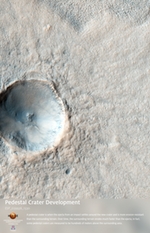 Pedestal Crater Development