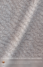 A Mysterious Bright Streak on the South Polar Layered Deposits