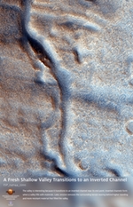 A Fresh Shallow Valley Transitions to an Inverted Channel