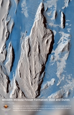 Western Medusa Fossae Formation: Dust and Dunes