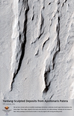 Yardang-Sculpted Deposits from Apollonaris Patera