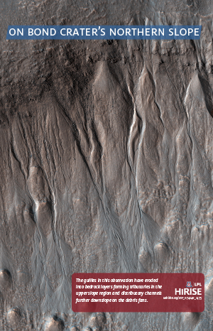 On Bond Crater’s Northern Slope