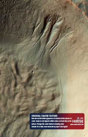 Unusual Crater Texture