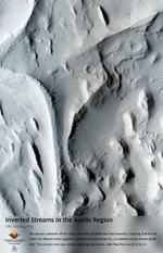 Inverted Streams in the Aeolis Region