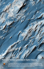 Hydrated Sulfate Landslides in Ophir Chasma