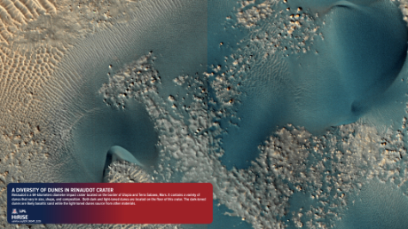 A Diversity of Dunes in Renaudot Crater