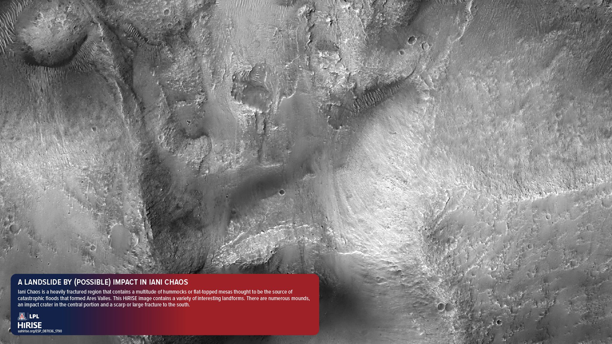 A Landslide by (Possible) Impact in Iani Chaos