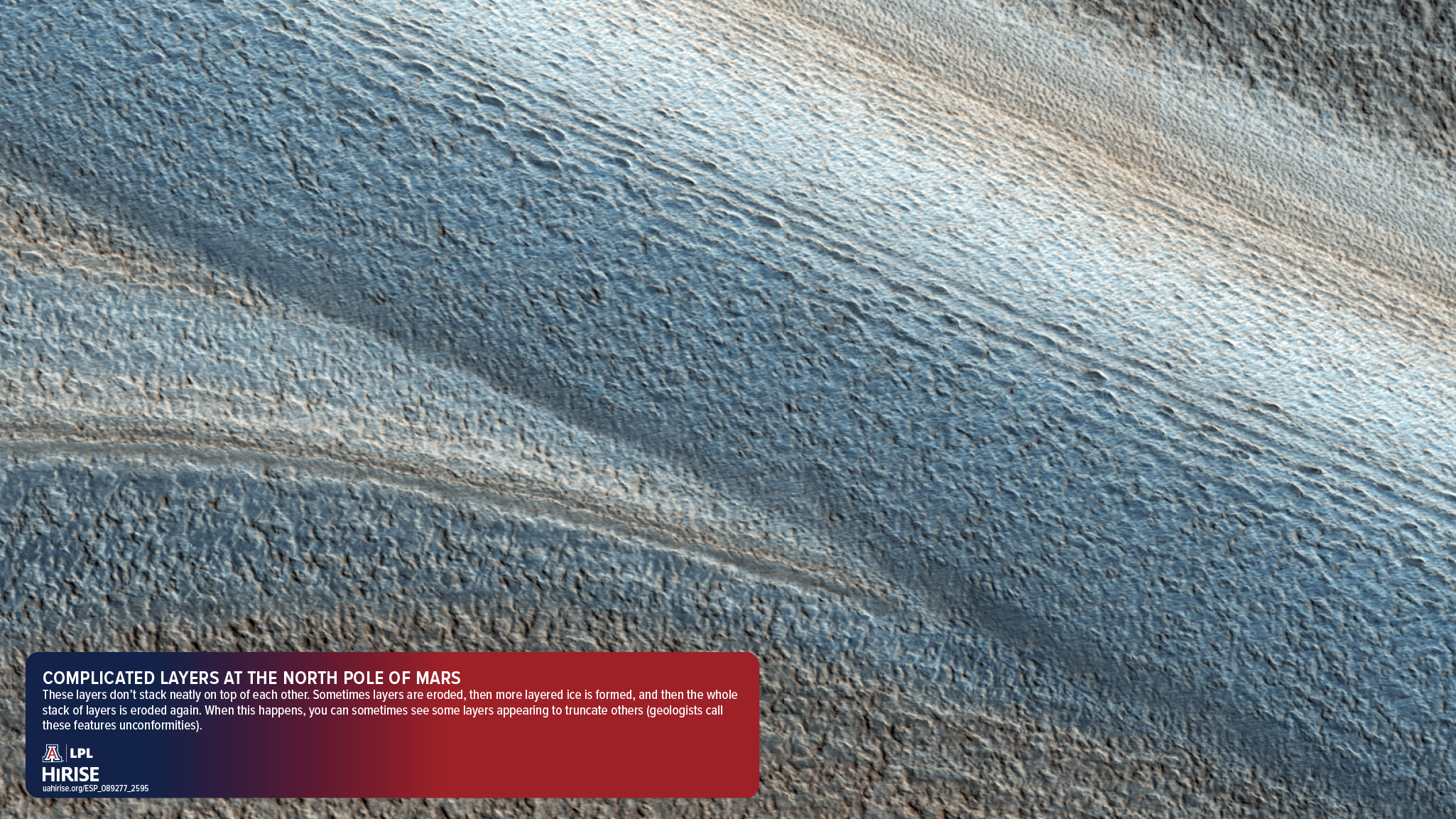 Complicated Layers at the North Pole of Mars