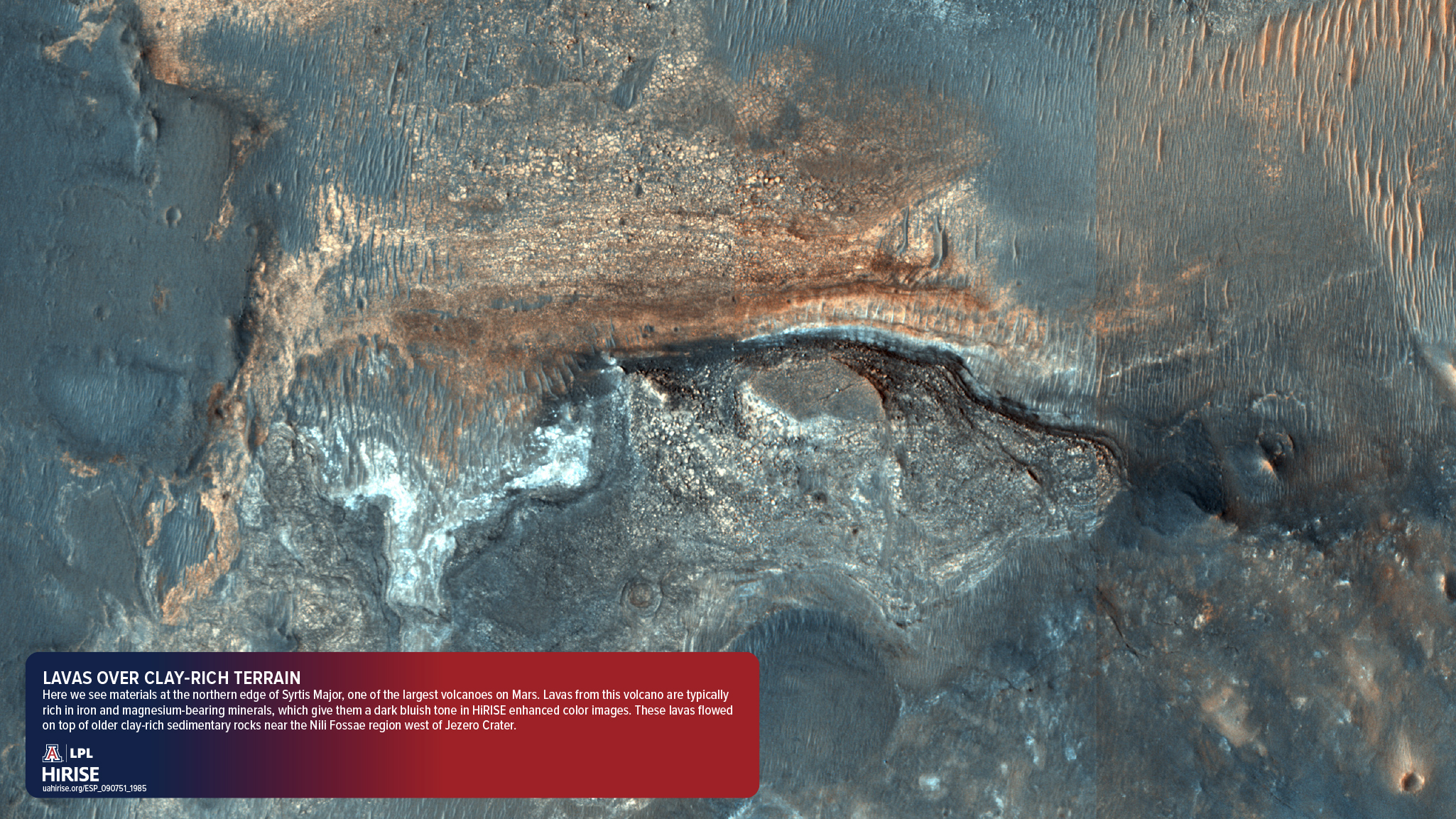 Lavas over Clay-Rich Terrain