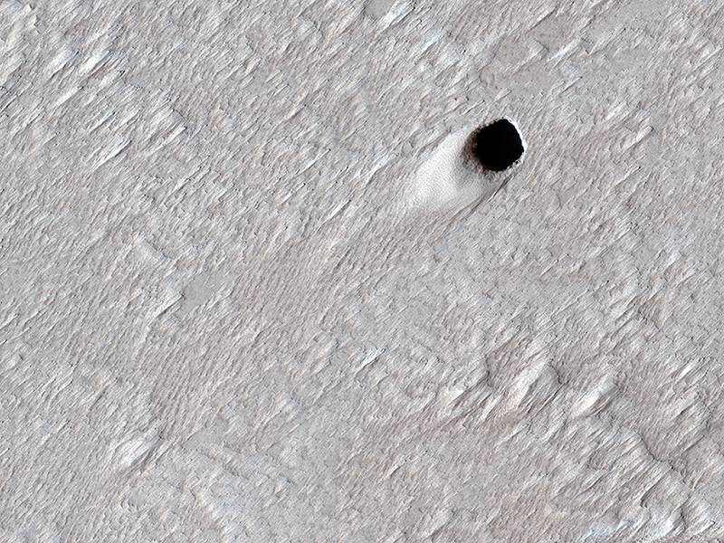 Mars, Lávový tunel